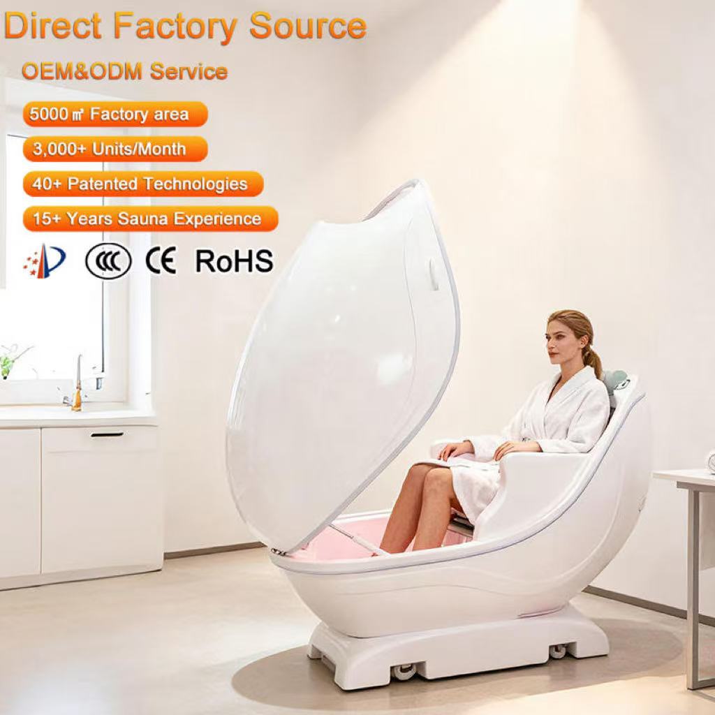 Wellness Spa And Salon - Far Infrared Seated Spa Capsule Acrylic