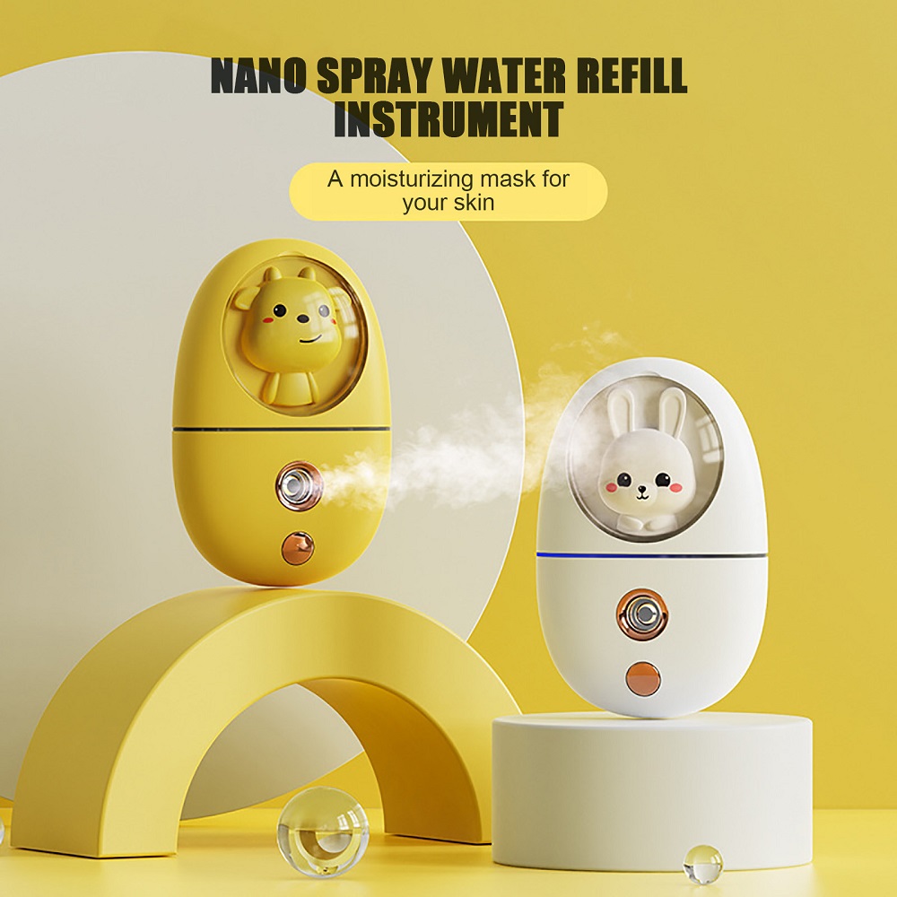 Facial Steamer Nano - Cartoon 35ML Mini Facial Humidifier Face
