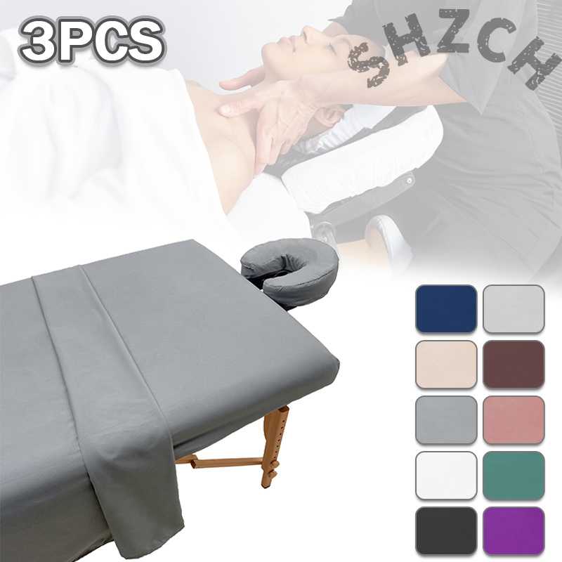 Home Spa Wellness - 185x80cm Massage Table Cover Set Solid