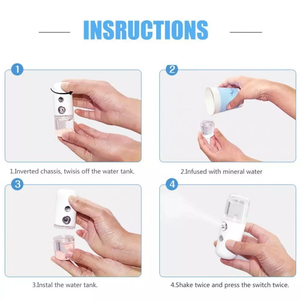 Nano Facial Mister Sprayer Por - Facial Steamer Nano ulasan dan harga