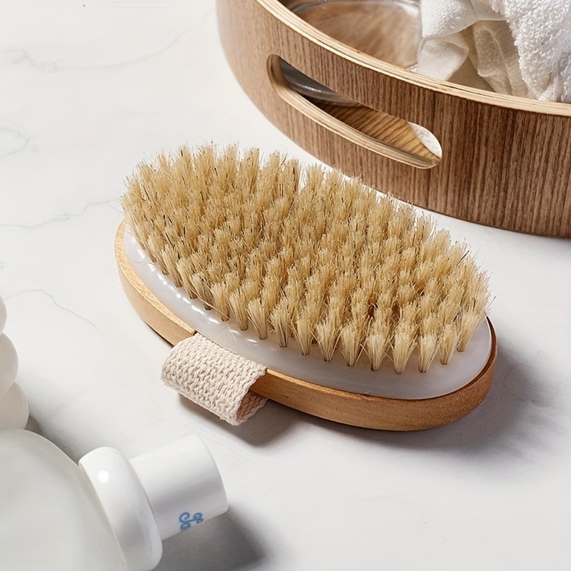 Natural Bristle Body SPA Brush - Home Spa Wellness ulasan dan harga