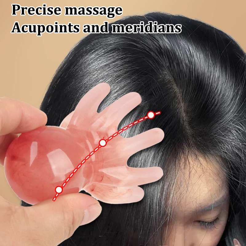 Resin Octopus Comb Head Massag - Home Spa Wellness ulasan dan harga