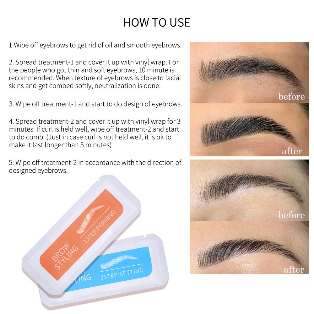 Home Use Brows Setting Makeup  - Brow Lamination Kit ulasan dan harga