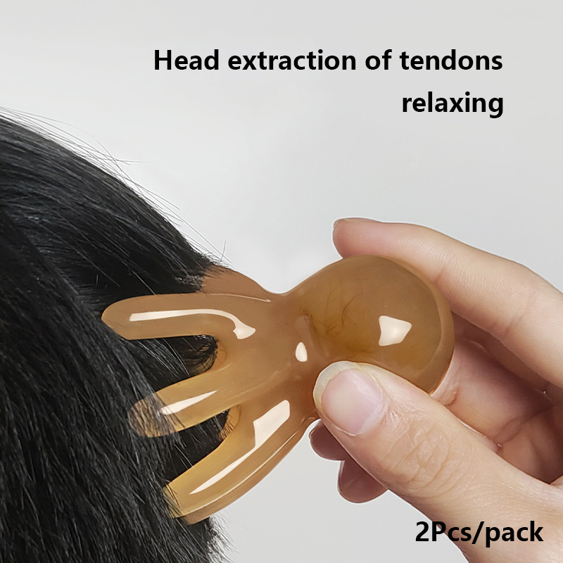 2Pcs Resin Octopus Comb Head M - Home Spa Wellness ulasan dan harga