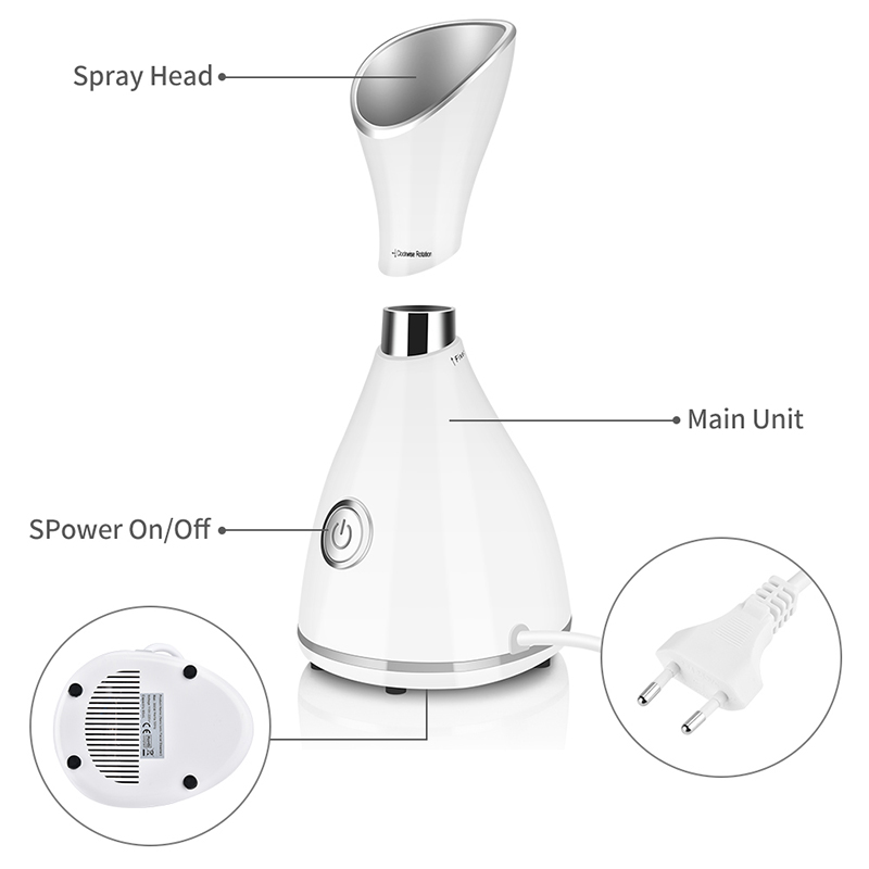 Portable Nano Ionic Hot Mist F - Facial Steamer Nano ulasan dan harga